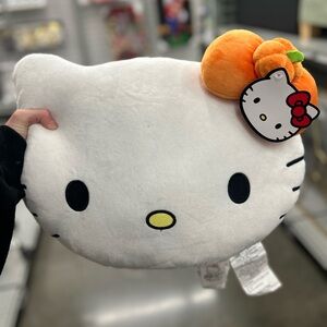 Hello Kitty Plush Pillow with Pumpkin Accent